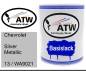 Preview: Chevrolet, Silver Metallic, 13 / WA9021: 1L Lackdose, von ATW Autoteile West.